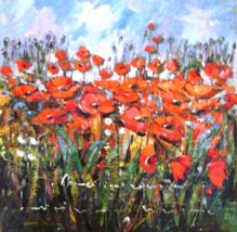 Field with flowers-70x70 cm - EURO 1390